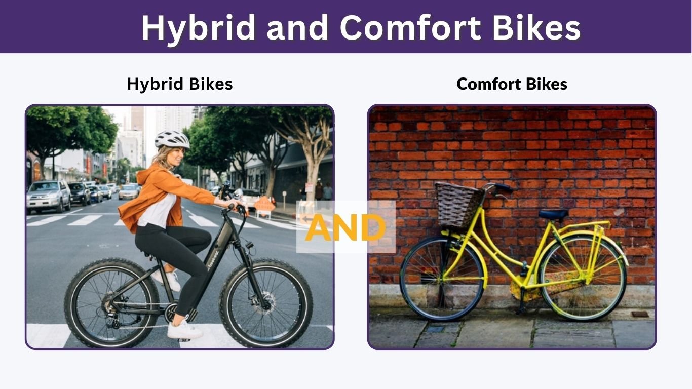 Hybrid and Comfort Bikes: Key Differences, Features, and Uses