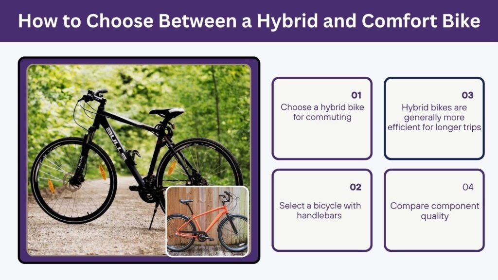 How to Choose Between a Hybrid and Comfort Bike