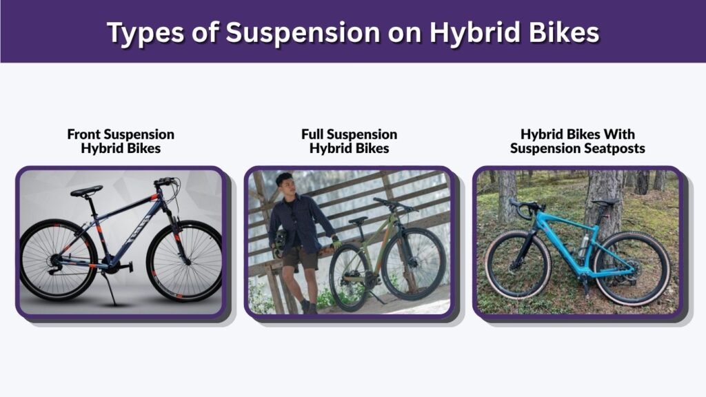 Types of Suspension on Hybrid Bikes