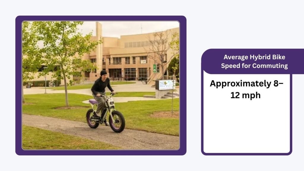 Average Hybrid Bike Speed for Commuting