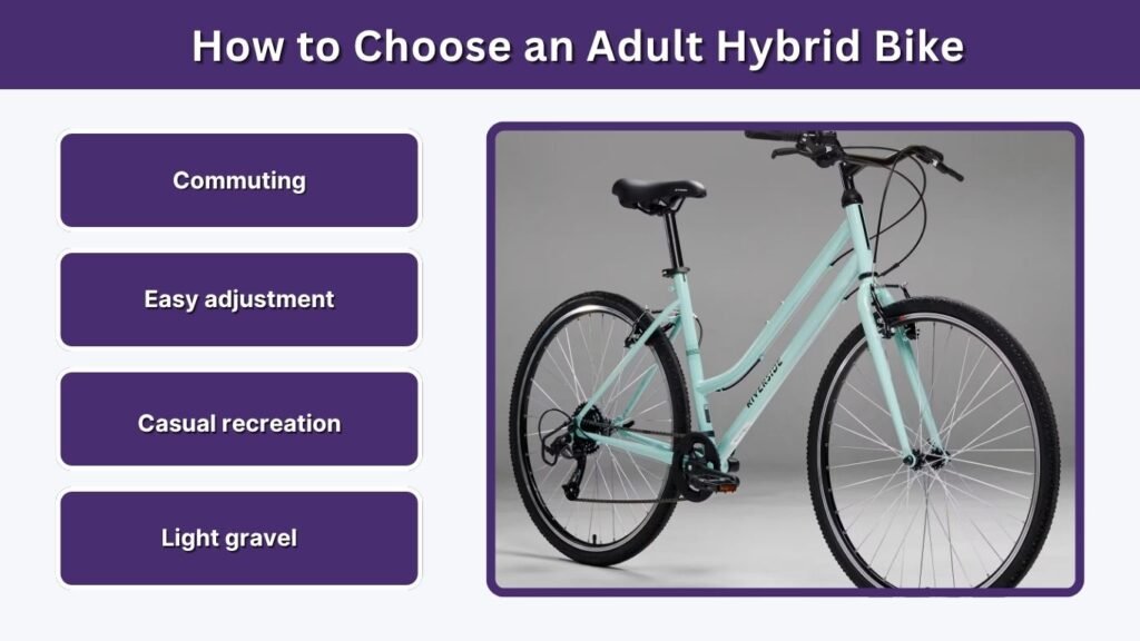Adult Hybrid Bikes for Fitness