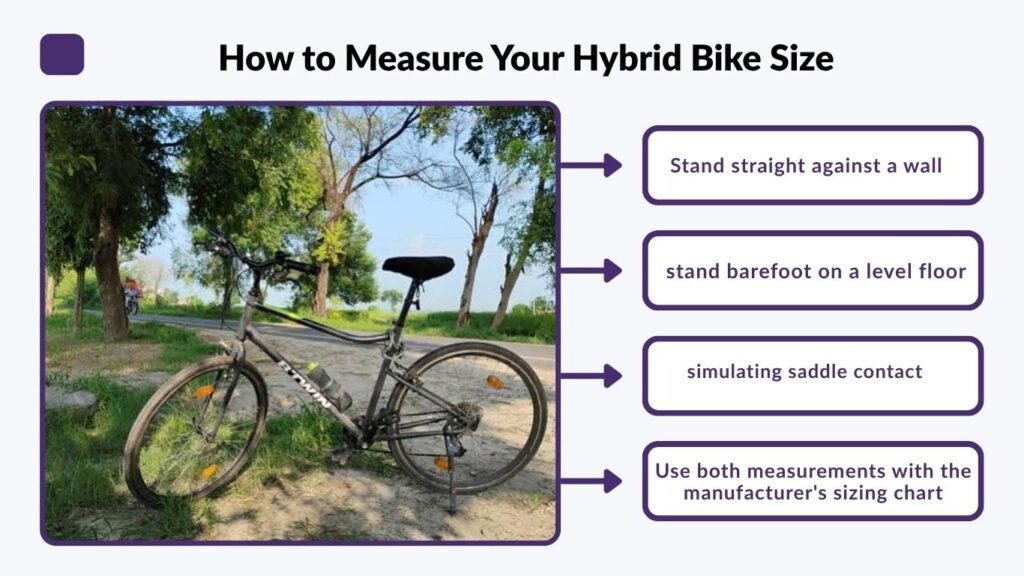 How to Measure Your Hybrid Bike Size