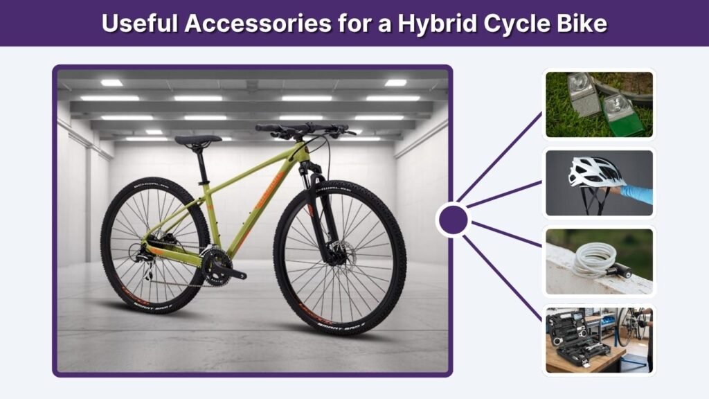 Useful Accessories for a Hybrid Cycle Bike