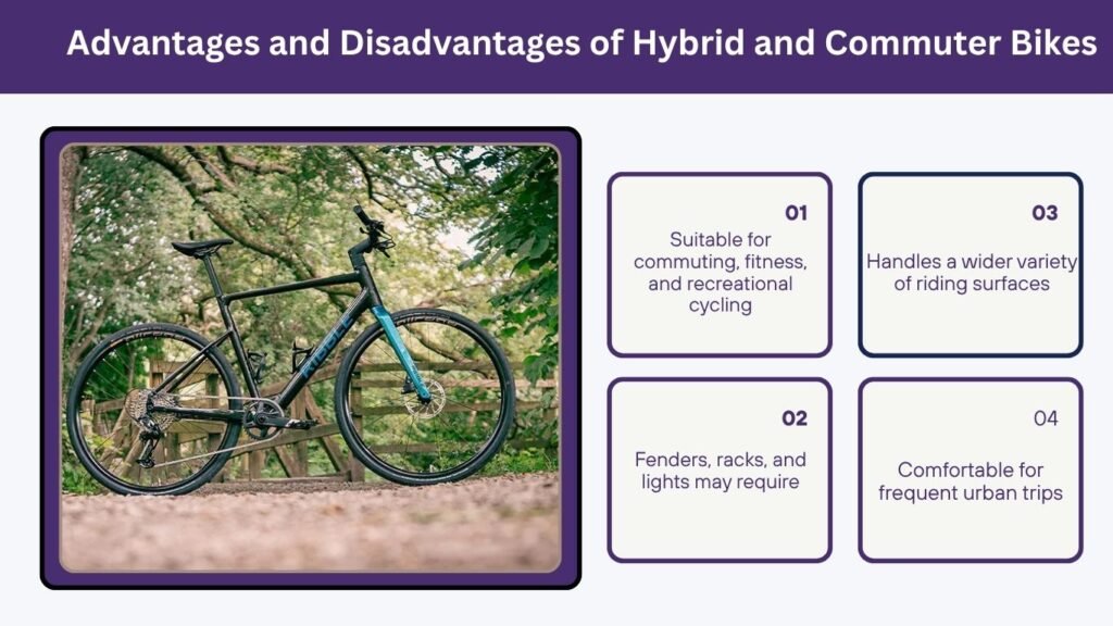 Advantages and Disadvantages of Hybrid and Commuter Bikes