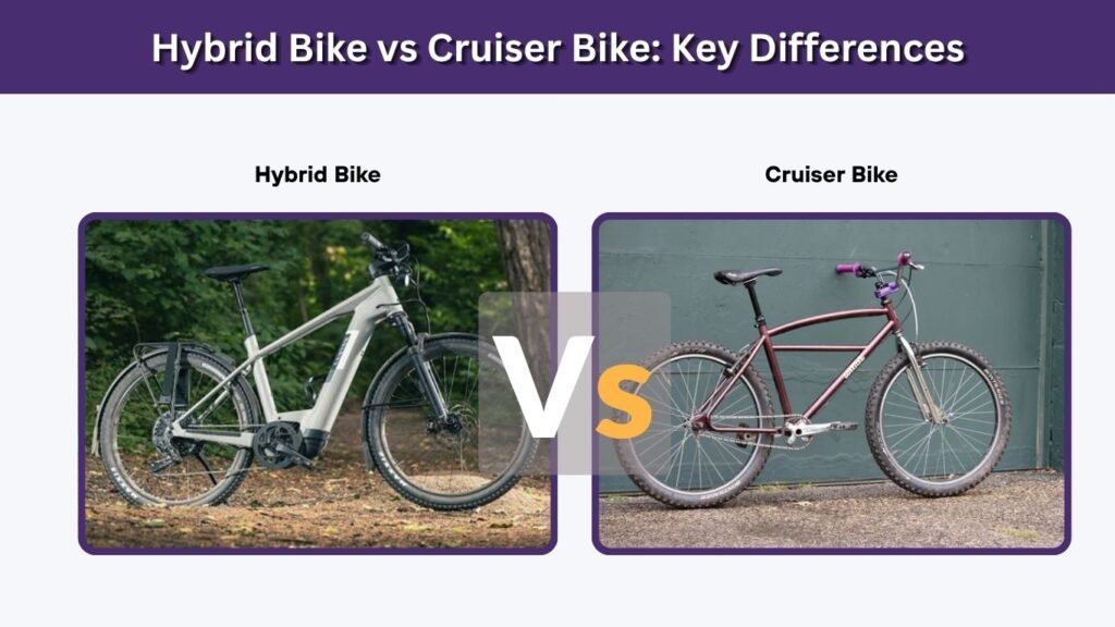 Hybrid Bike vs Cruiser Bike: Key Differences