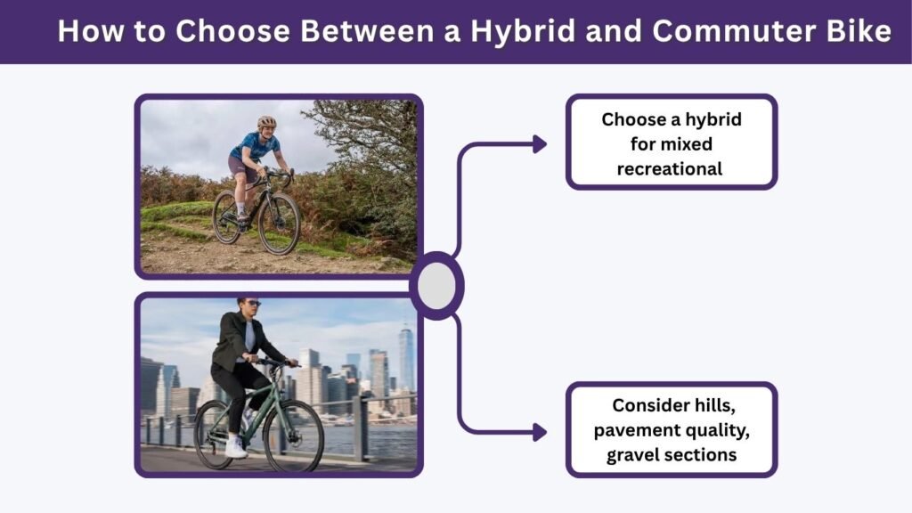 How to Choose Between a Hybrid and Commuter Bike