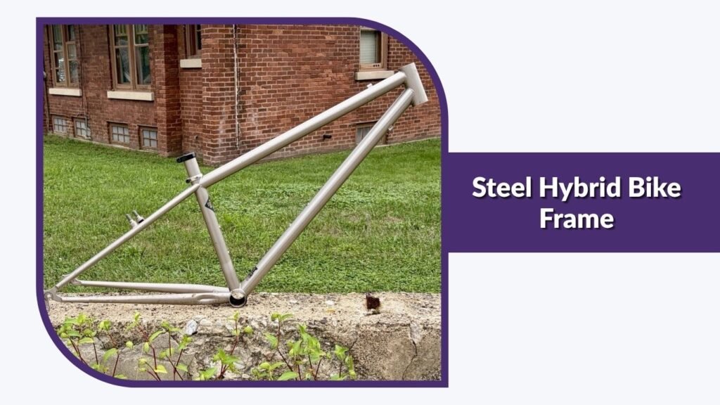Steel Hybrid Bike Frame