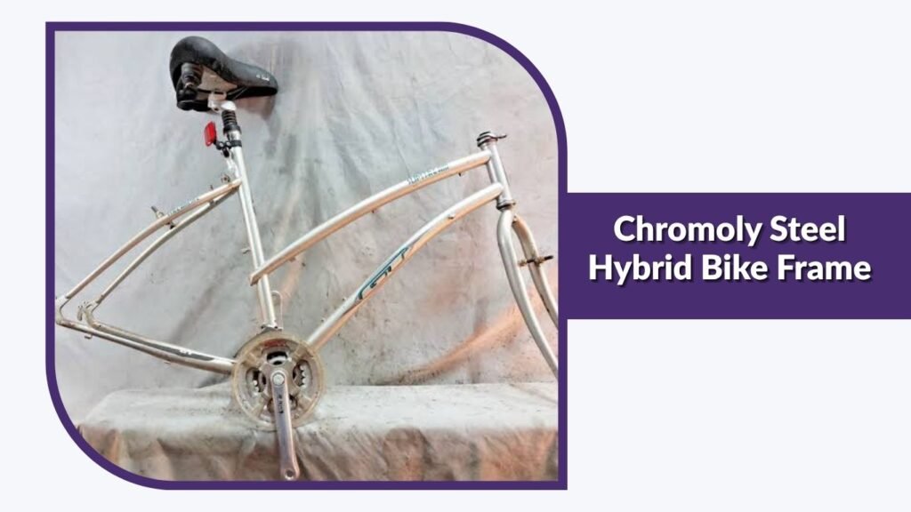 Chromoly Steel Hybrid Bike Frame